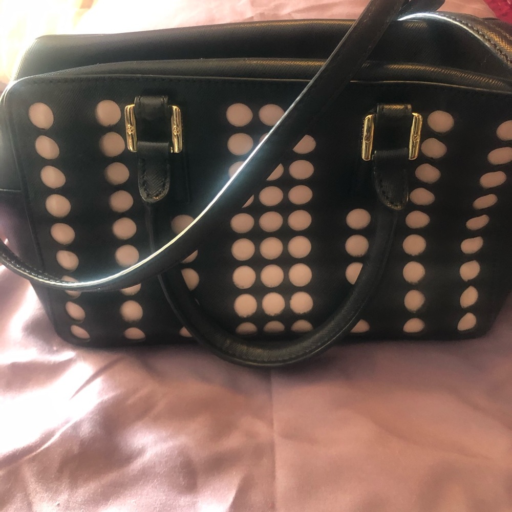 Tory Burch Black and Nude sml/med. cross body
